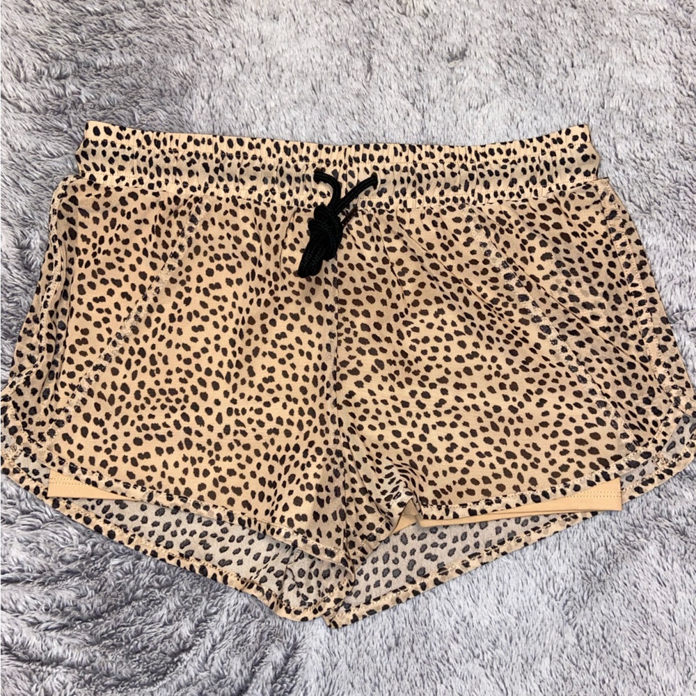 FOREVER 21 CHEETAH PRINT SHORTS